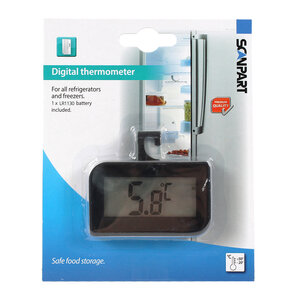 koelkastthermometer -20°C tot +50°C digitaal